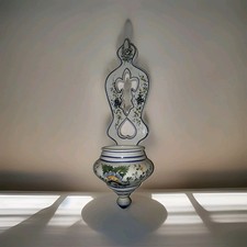 Acquasantiera decorata a mano