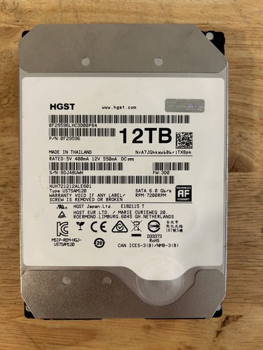 Hgst ultrastar 12 tb - tb, sata