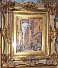 Dipinto Ad Olio Anni 40-50 .NAPOLI