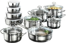 Set Pentole in Acciaio Inox 20