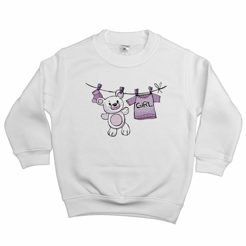 Felpa bambina girl con - , orsetto