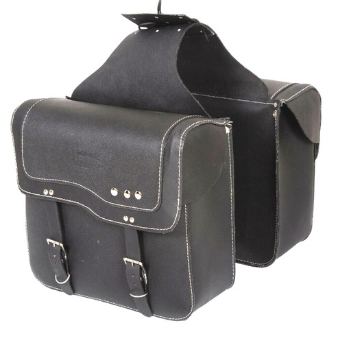 Borsa sella moto - pelle, chopper
