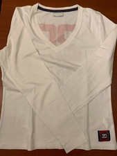 T-SHIRT MANICA LUNGA SCOLLO A V  COTONE PORSCHE MARTINI RACING - TAGLIA L