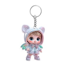 Ciondolo portachiavi angelo