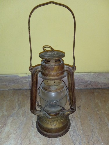 Lanterna vintage petrolio - lanterna,