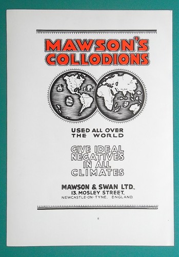 Advertisement england mawson - england, mawson's