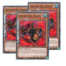 3x SIGNORE DEL VELENO • (Lord Poison) • Comune • IOC IT028 • Unl 2023 • Yugioh!