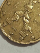RARA MONETA 20 CENTESIMI EURO