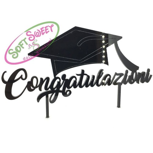 Cake topper plexiglass - topper, in