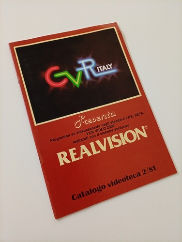 Catalogo cvr realvision 1981 - cvr,