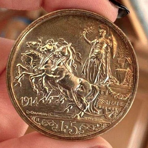 Regno italia lire quadriga - regno,