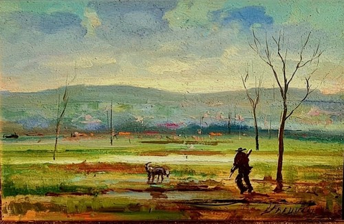 Giovanni freducci dipinto olio - giovanni,