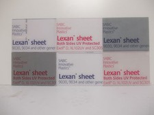 Foglio in policarbonato 3 mm Lexan 600 mm x 300 mm vetri praticamente infrangibili