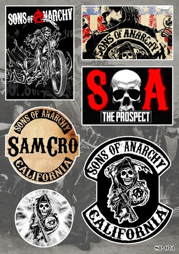 Adesivi sons anarchy samcro - adesivi,