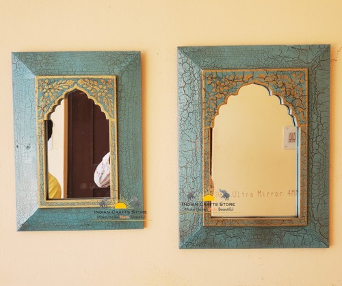 Legno specchio parete stile - legno,