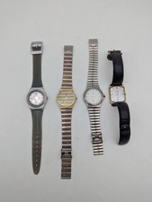 Lot de 4 Montres Yema, Swatch Irony Aluminium, Duke, à réparer