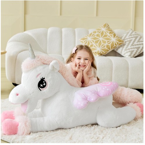 Peluche unicorno bianco