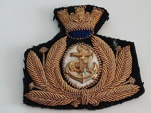 Fregio marina militare stoffa - marina,