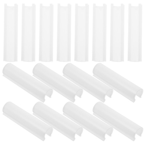 16pz morsetto bianco per tubi - 16pz,