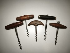 Lotto 5 Cavatappi antichi da