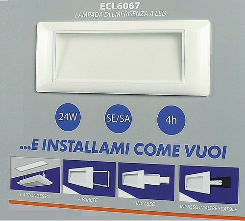 Lampada emergenza ecl 6067 - lampada,