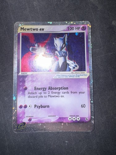 2003 pokémon mewtwo holo - mewtwo, ex-holo