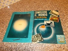 ALBUM CONOSCERE IL MONDO ED.DELL'ARTE 1958 COMPLETO OTTIMO TIPO PANINI LAMPO
