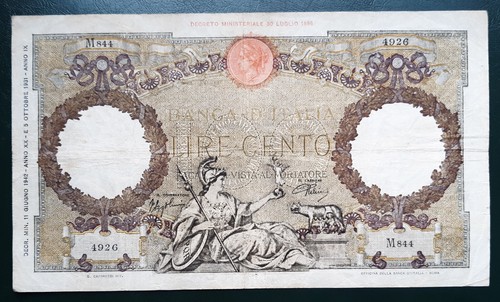 100 lire 1942 xx - ,