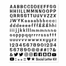Kit Lettere Adesive