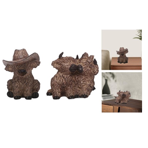 Statue mucca figurina - statue,