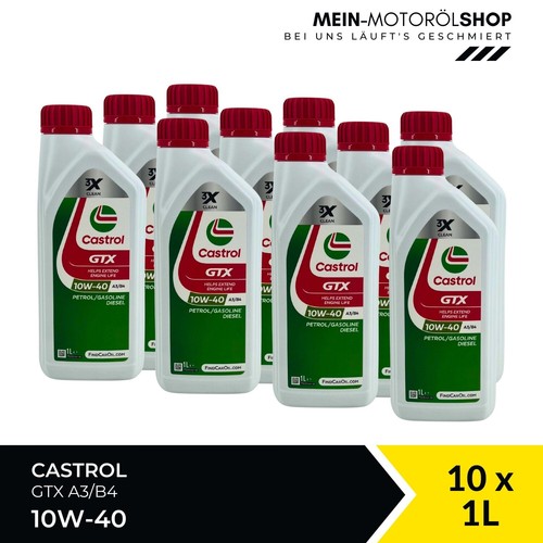Castrol gtx 10w b4 - 10w-40, a3/b4