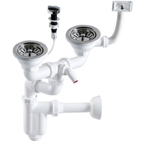 Set scarico telecomando - scarico, 3,5''