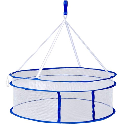 White mesh hanging flat - hanging,