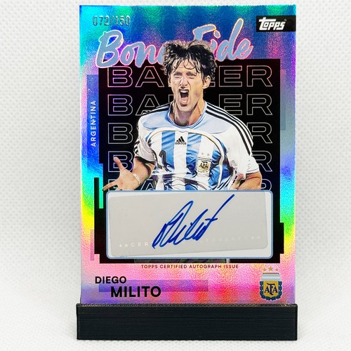 Autografo diego milito 150 - autografo, /150
