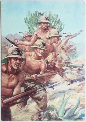 Cartolina reggimento alpini - cartolina,