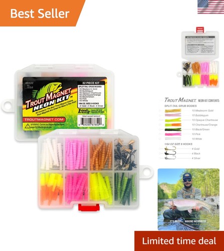 Kit pesca neon pezzi - 82, di