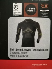 X-Bionic Energy Accumulator Evo set shirt zip + pants S/M Charcoal/yellow men
