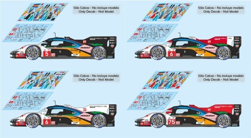 Decals porsche 963 mans - 963, le