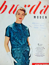 vecchio quaderno di moda Burda