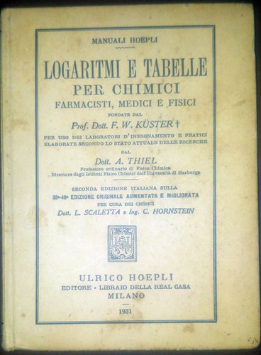 Logaritmi tabelle per - logaritmi,