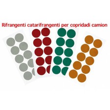 Cerchi adesivi rifrangenti 10