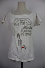 GIANFRANCO FERRE' MAGLIA TOP DONNA TG. L T-SHIRT ITALY CASUAL VINTAGE COTONE TAG