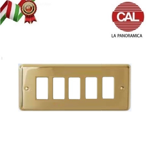 Placca ottone lucido - placca, 5p