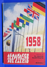 ALMANACCO ILLUSTRATO DEL CALCIO 1958 Rizzoli originale !!