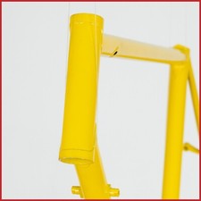 NOS SCONOSCIUTO TELAIO ACCIAIO BICI CORSA STRADA VINTAGE ITALIANA VECCHIA ANSE GIALLE LUGGED