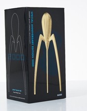 ALESSI PHILIPPE STARCK JUICY SALIF GOLD  WITH ORIG BOX SPREMIAGRUMI  LIMITED ED