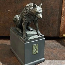 GBL Principessa Mononoke Cane Selvatico Moro Statua Bronzo Ghibli, Nuova, Mai Usata