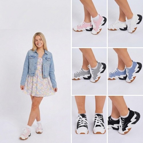 Sneakers alte donna - sneakers, tela