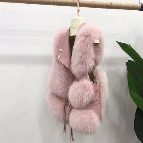 Gilet pelliccia sintetica - pelliccia,