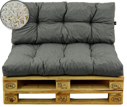 Set cuscini per pallet sedile